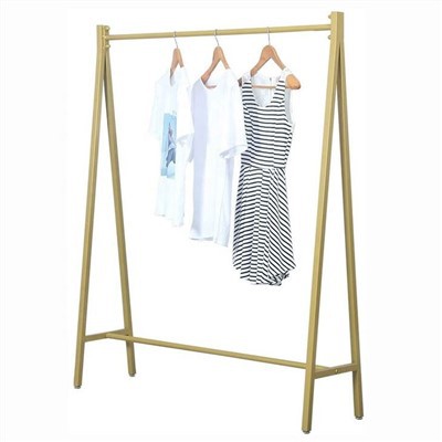 Présentoir en tissu métallique pour porte-vêtements