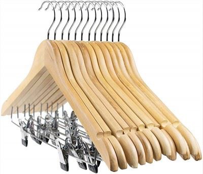 Cintre pour pantalon en bois naturel
